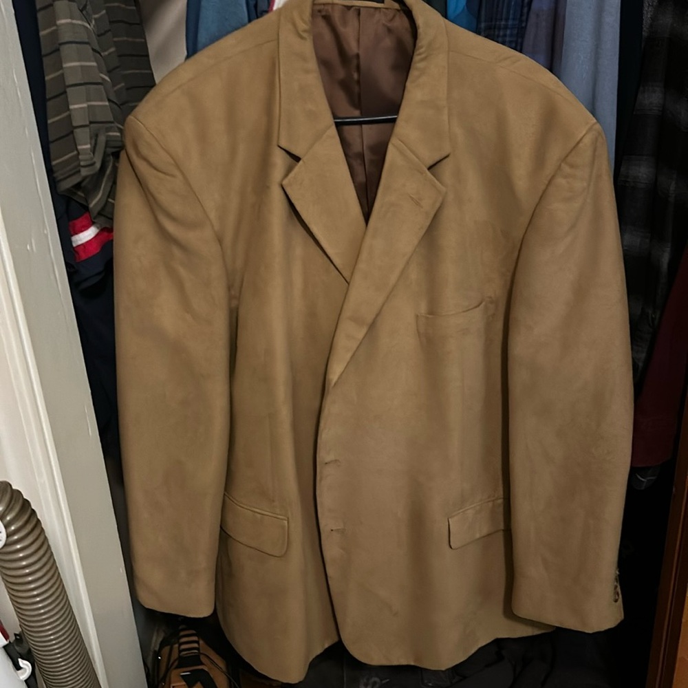 Polyester Tan Business Blazer